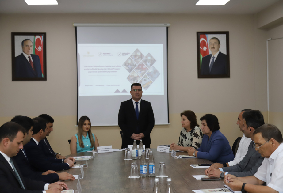 Qəbələ Dövlət Peşə Təhsil Mərkəzində qısamüddətli təlimləri bitirən müdavimlərə sertifikat təqdim olunub