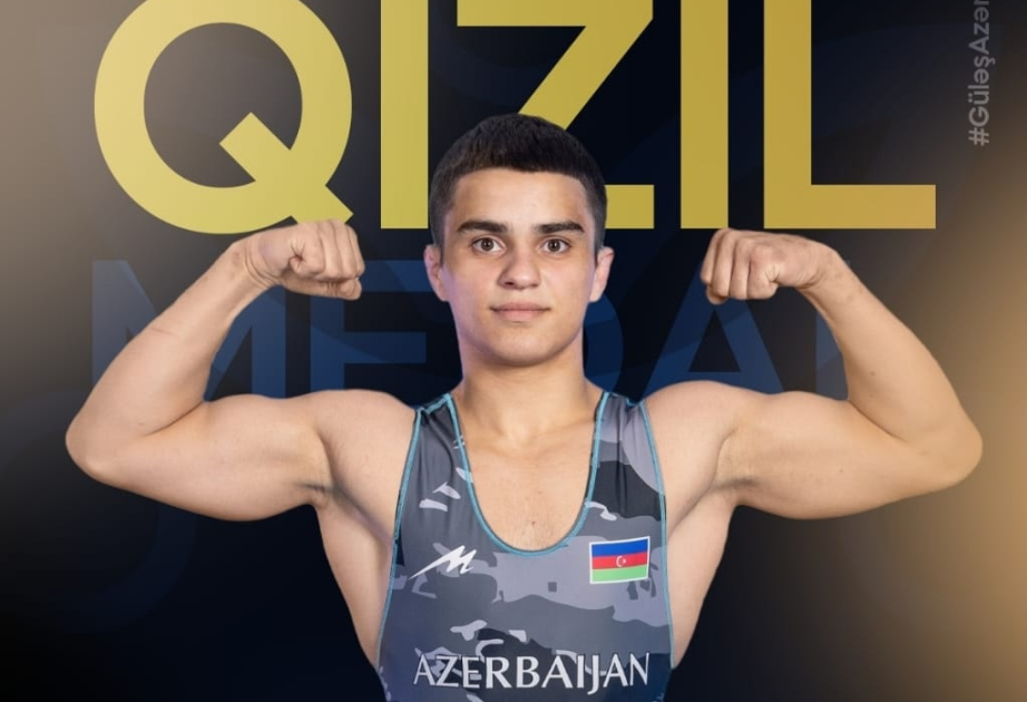 Azerbaijani wrestler defeats Armenian rival to claim world title