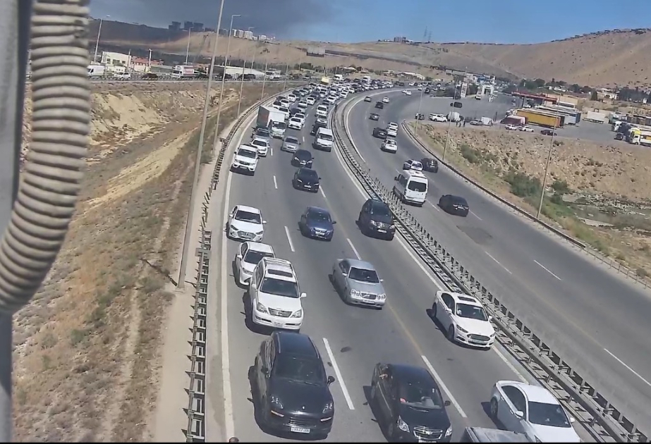 NİİM: Kənar Dairəvi yolda nəqliyyat sıxlığı müşahidə olunur