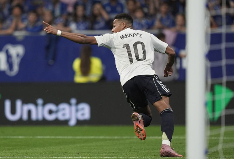Mbappe at the double as Real Madrid wins in Oviedo