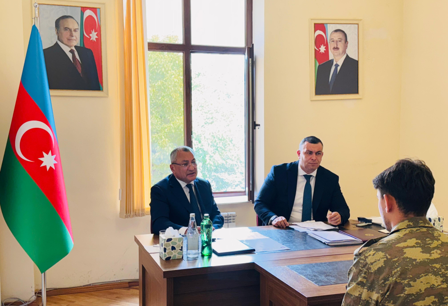 Daşkəsəndə keçmiş məcburi köçkünlərin müraciətləri dinlənilib
