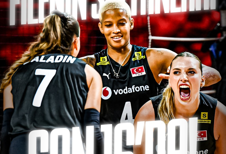 Voleybol üzrə Türkiyə millisi dünya çempionatında 1/8 finala yüksəlib