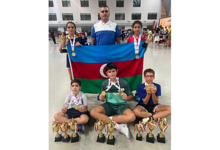 Azerbaijani badminton players shine with 11 medals at Georgian tournament