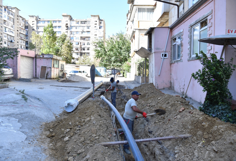 Yasamalda su təchizatının yaxşılaşdırılması istiqamətində işlər davam edir