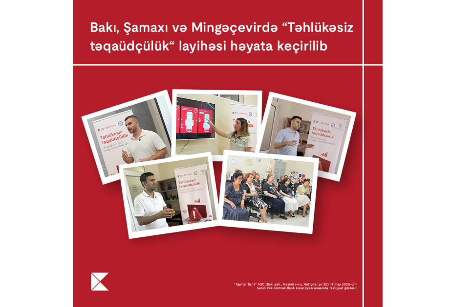 ®  With the support of Kapital Bank, opportunities are being created to improve financial literacy for the older generation