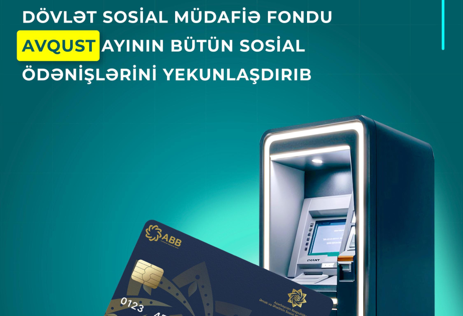Avqust ayının bütün sosial ödənişləri yekunlaşıb