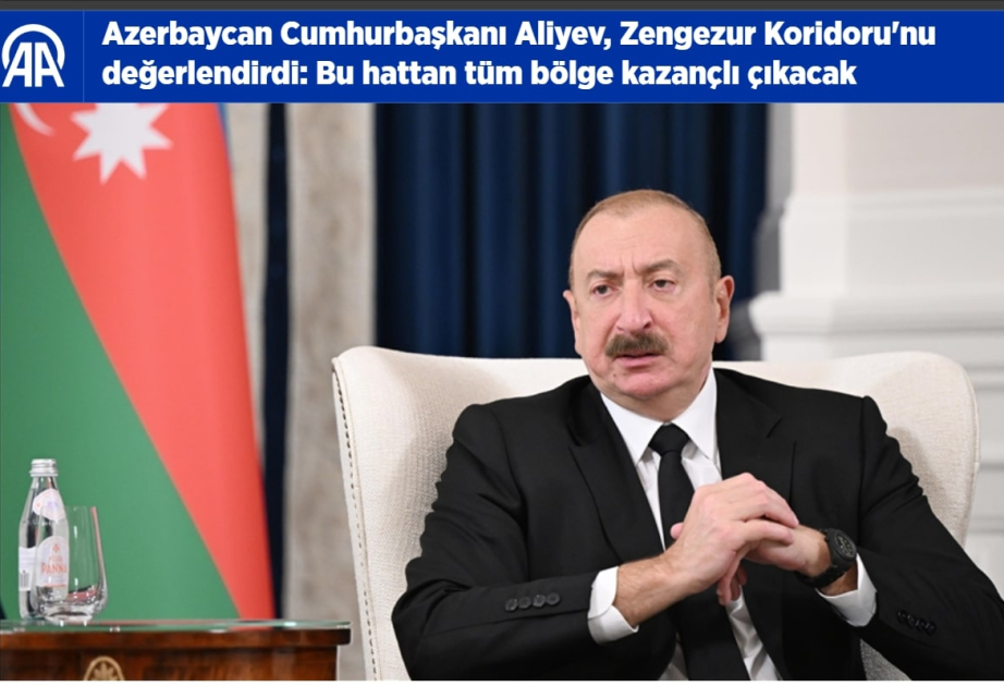Турецкие медиа широко осветили интервью Президента Азербайджана телеканалу «Аль-Арабия»