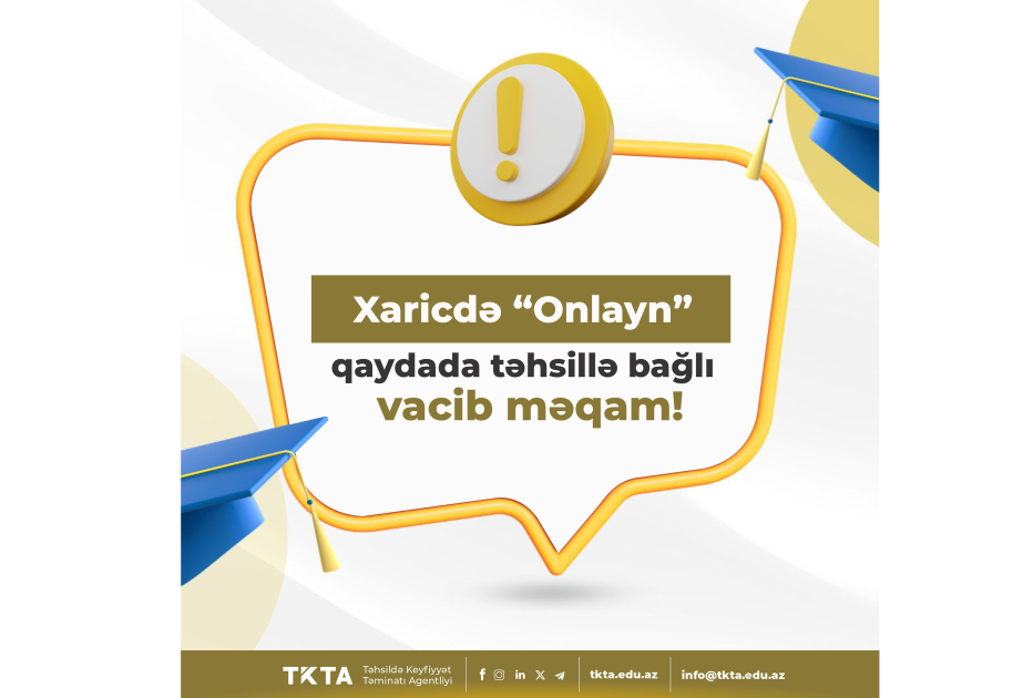 Agentlik xaricdə təhsil almaq istəyənlərə müraciət edib