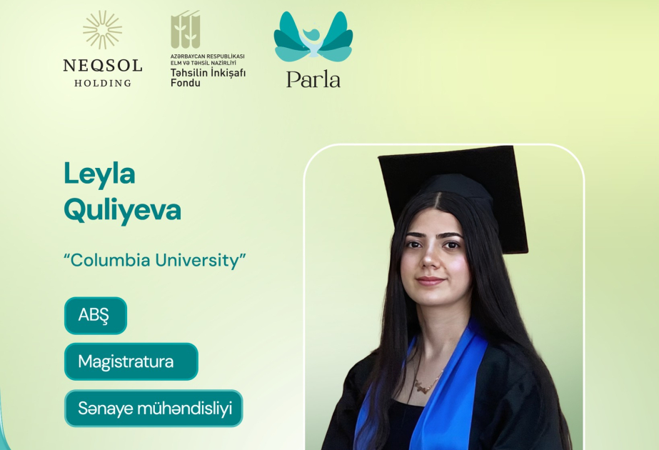 “Parla” təqaüd və inkişaf proqramının iştirakçısı Dövlət Proqramının qalibi olub