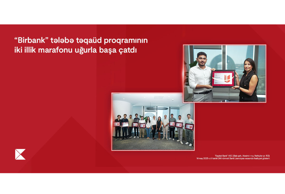 ®  “Birbank” tələbə təqaüd proqramının 2 illik marafonu uğurla başa çatıb