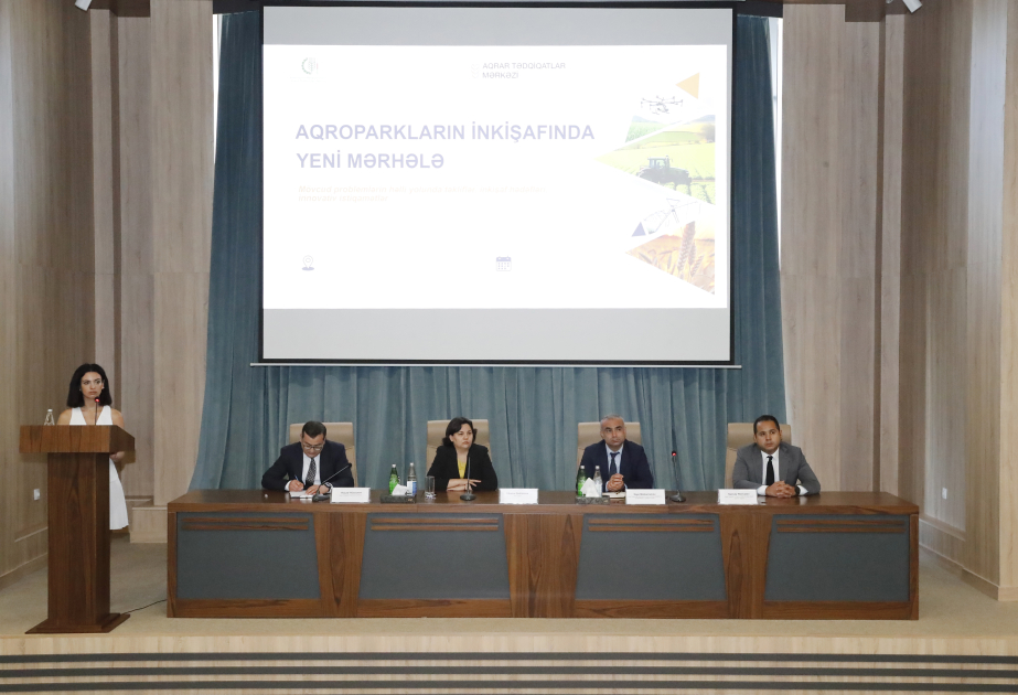 “Aqroparkların inkişafında yeni mərhələ” mövzusunda tədbir keçirilib