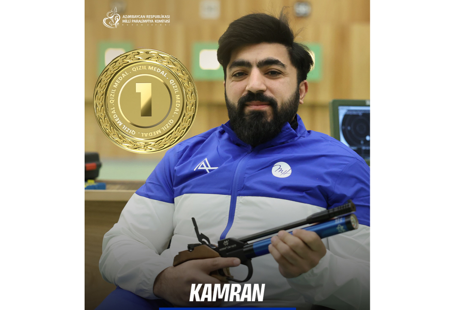 Azerbaijani Paralympics shooter wins gold medal in Serbia