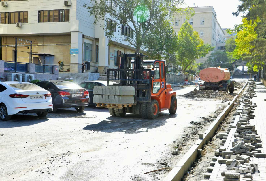 Yasamal rayonunda yerləşən küçənin təmirinə başlanılıb