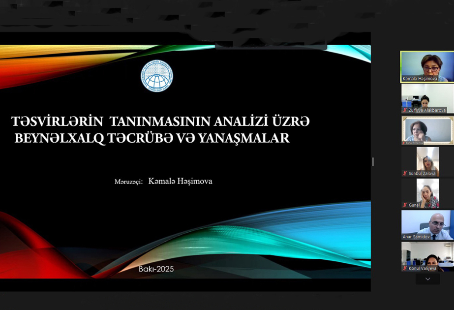 Təsvirin tanınmasının analizi problemləri üzrə beynəlxalq təcrübə araşdırılır