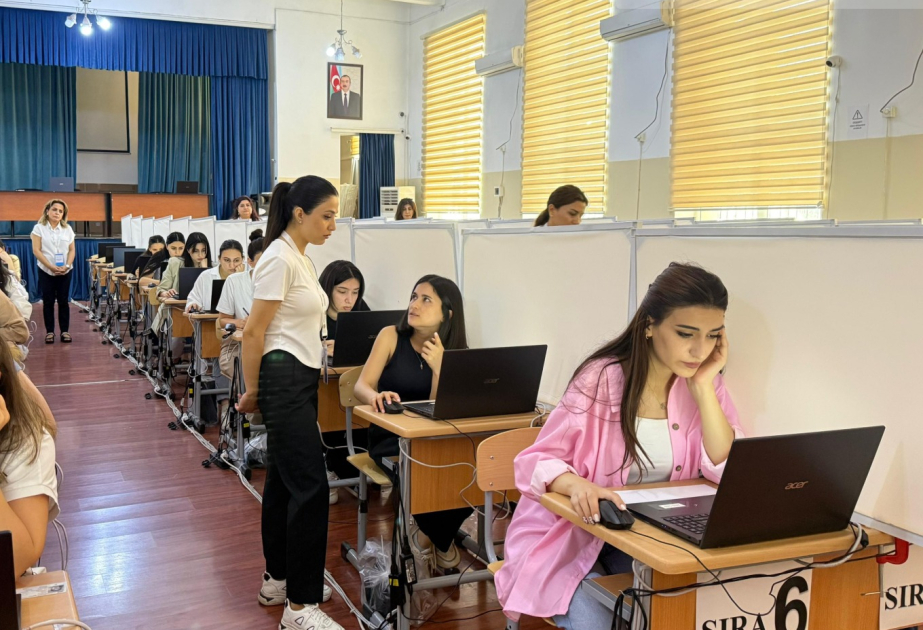 Tərbiyəçi-müəllimlərin işə qəbulu üzrə müsabiqənin test imtahanı mərhələsi təşkil olunub