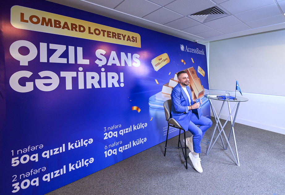®  “AccessBank” “Qızıl Şans” lotereyasının ilk tirajının qaliblərini elan edib