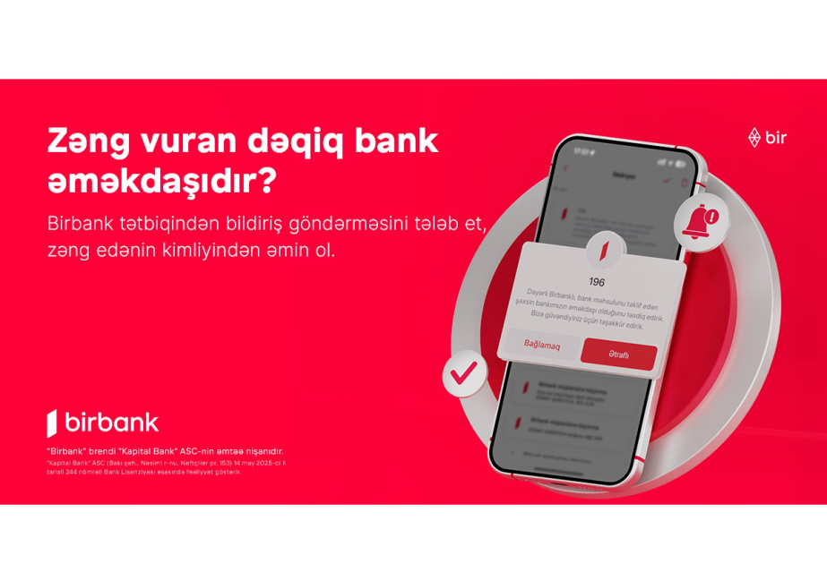 ®  A new advancement in fraud defense from Kapital Bank: verify your caller