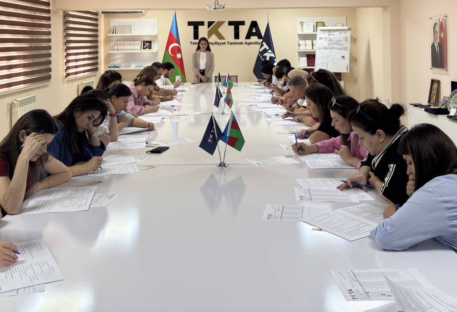 Agentlik bir sıra peşə ixtisasları üzrə imtahan keçirib