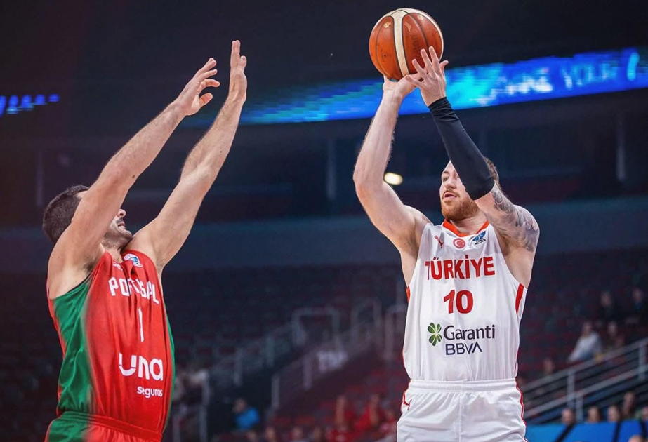 Basketbol üzrə Türkiyə millisi Avropa çempionatında 1/8 finala yüksəlib
