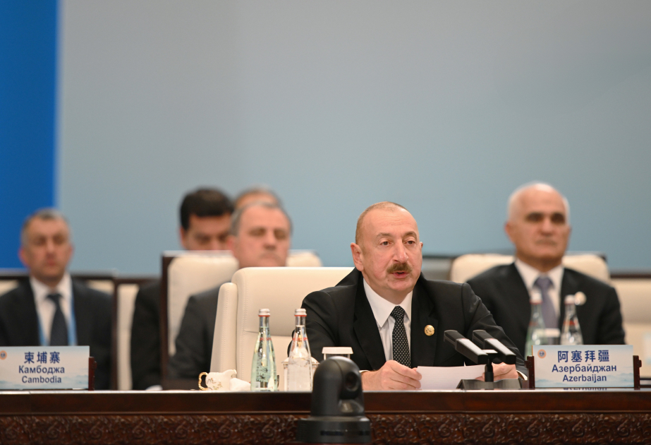 Prezident İlham Əliyev: Azərbaycan regionda Çinin etibarlı tərəfdaşıdır VİDEO