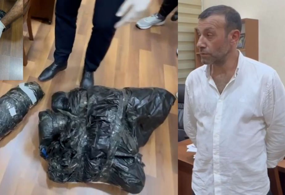 Səbail rayonunda saxlanılan narkokuryerdən 10 kiloqram marixuana aşkarlanıb