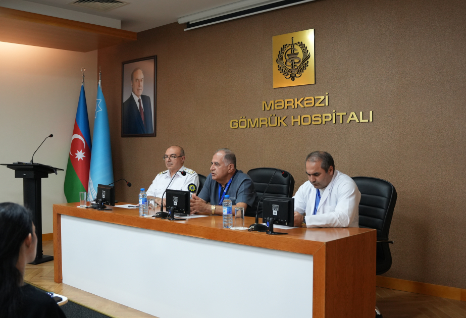 ®  Mərkəzi Gömrük Hospitalında yeni rezidentlərlə görüş keçirilib