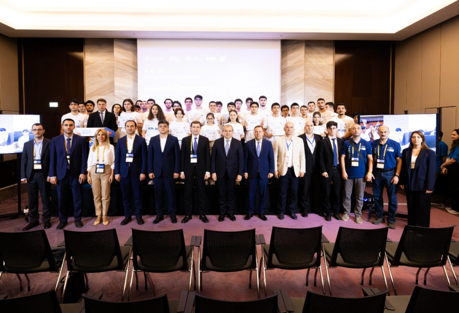 ICPC dünya finalı çərçivəsində “R.M. 90” proqramlaşdırma müsabiqəsinin qalibləri mükafatlandırılıb