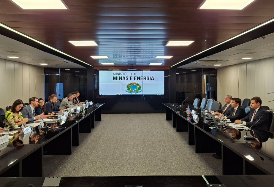 Braziliya ilə enerji və mədənçilik üzrə əməkdaşlıq müzakirə edilib