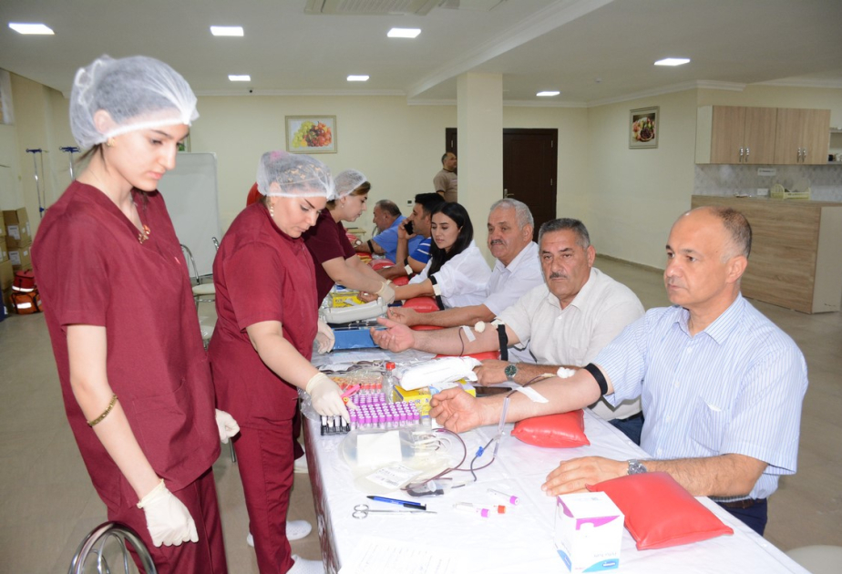 Tərtərdə “Talassemiyasız həyat naminə” proqramı çərçivəsində qanvermə aksiyası keçirilib