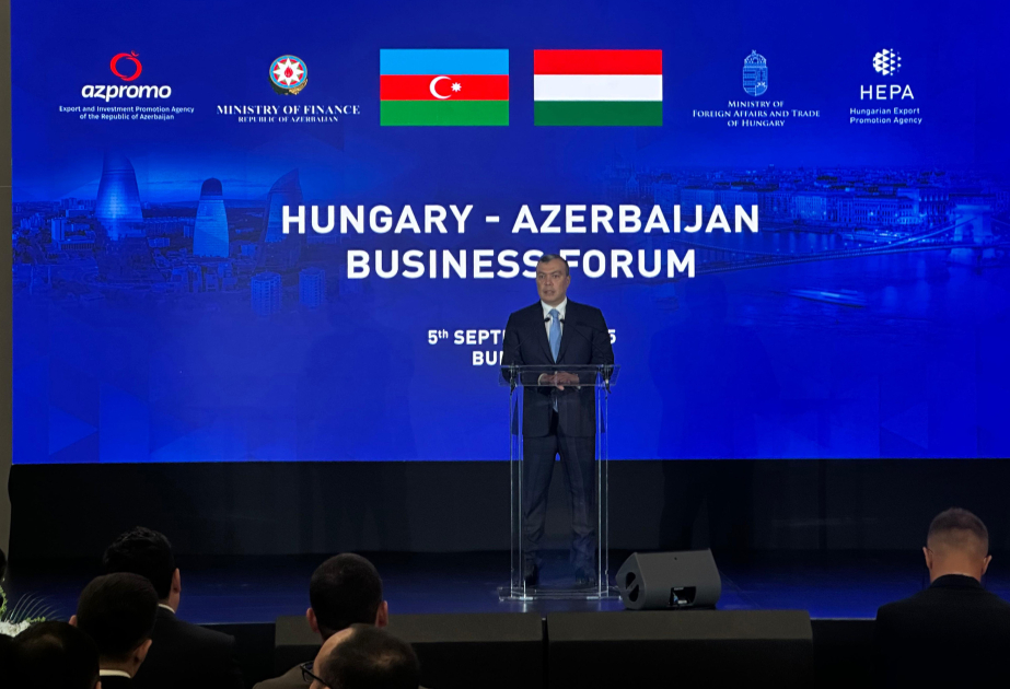 Aserbaidschanisch-Ungarisches Wirtschaftsforum in Budapest abgehalten