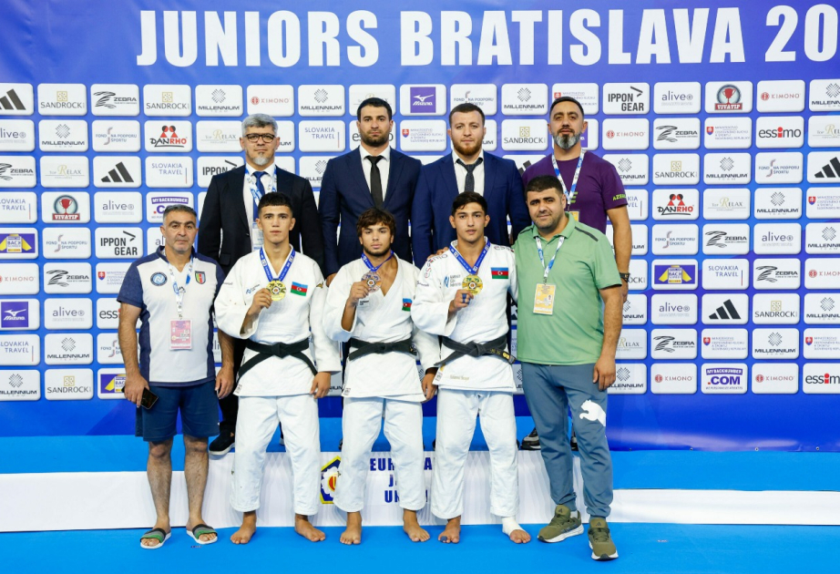 Aserbaidschans Judo-Nationalteam gewinnt den Junioren-Europameistertitel