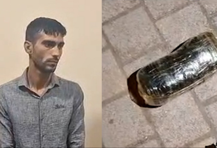 Səbail rayonunda heroin satan narkokuryer saxlanılıb