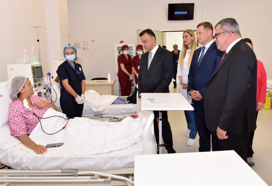 Sumqayıt Tibb Mərkəzində yeni Hemodializ şöbəsi fəaliyyətə başlayıb