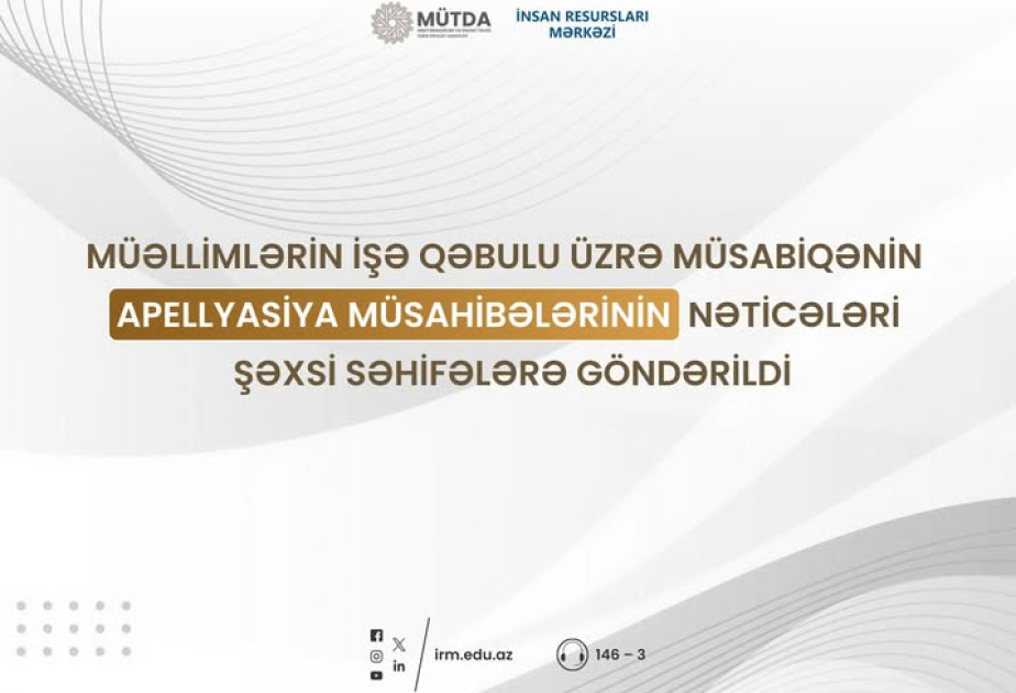 MİQ müsahibələri ilə bağlı apellyasiyanın nəticələri açıqlanıb