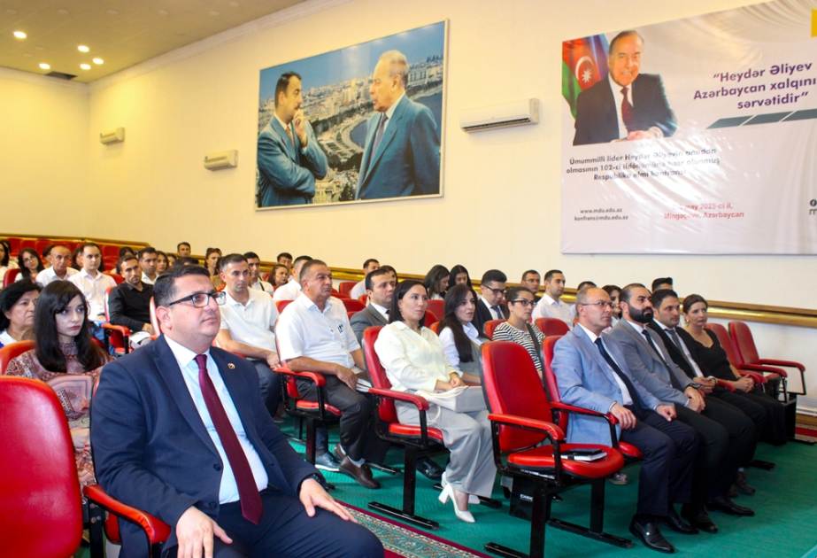 Mingəçevir Dövlət Universitetində akademik karyeraya başlayan müəllimlərlə görüş keçirilib