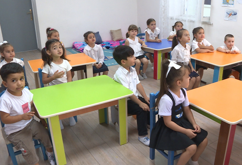 Balakəndə iki dildə təlim-tərbiyə verən uşaq bağçasından reportaj VİDEO