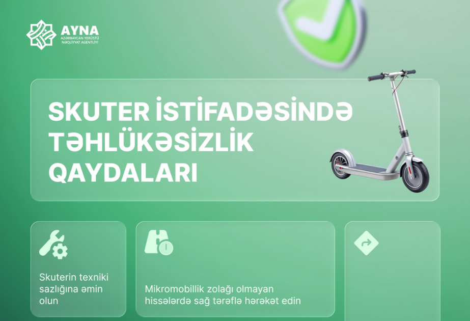 Bakıda velosiped və skuter kirayəsinə olan aylıq sifariş sayı yarım milyona yaxınlaşır