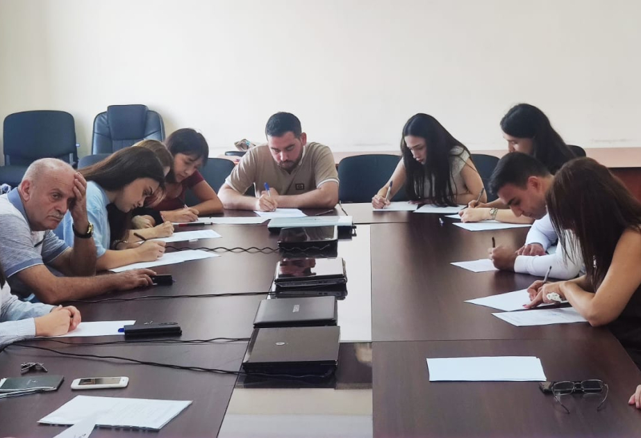 Coğrafiya İnstitutunda ixtisas fənlərindən qəbul imtahanları keçirilib