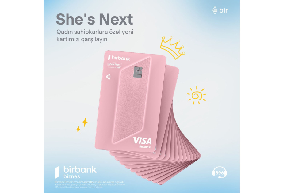 ®  Birbank Biznes introduces a special business card for business ladies