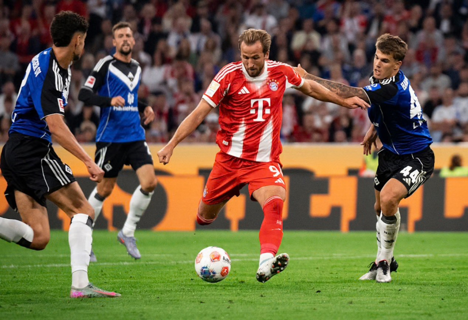 Harry Kane scores twice as Bayern Munich thrash Hamburg 5-0