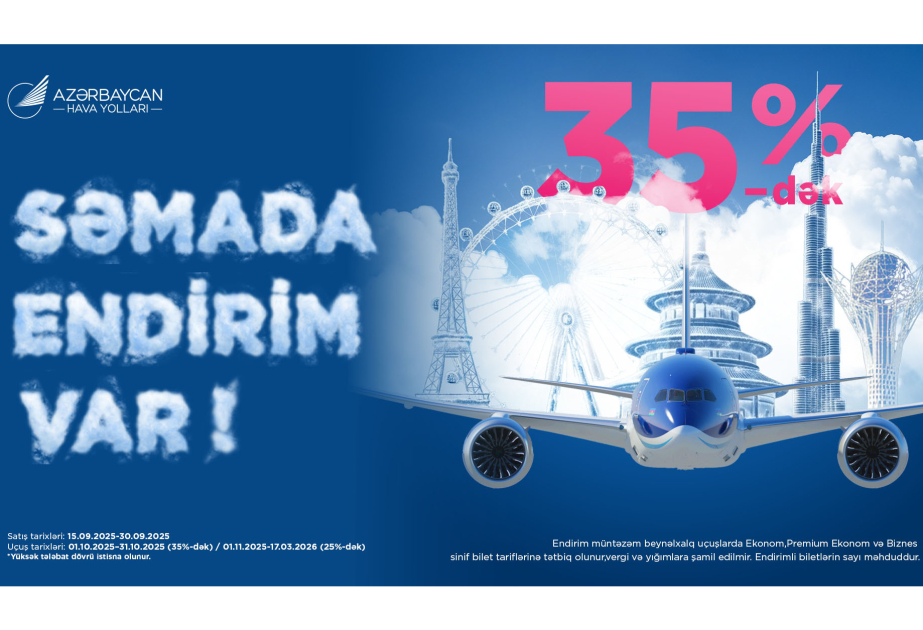 AZAL announces special discount campaign for Tourism Day