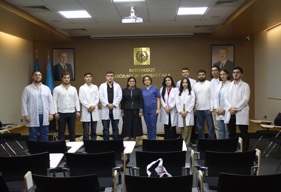 ®  Mərkəzi Gömrük Hospitalında Naxçıvan Dövlət Universitetinin tələbələri ilə görüş keçirilib