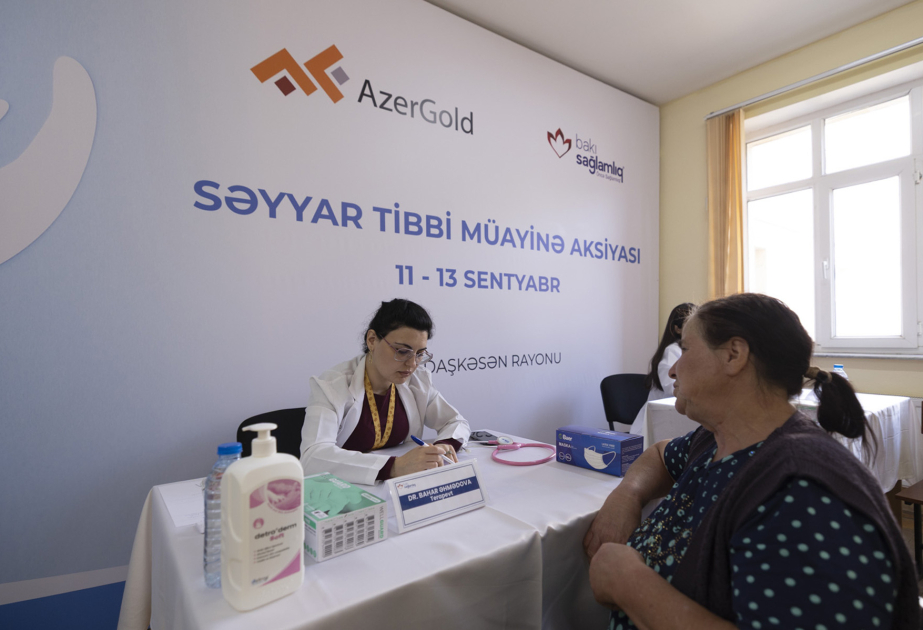 5th mobile medical examination campaign organized by AzerGold CJSC concludes