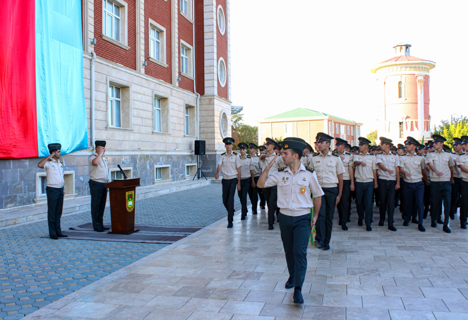 Naxçıvan Hərbi Kollecində Bilik Günü və hərbi andiçmə mərasimi keçirilib