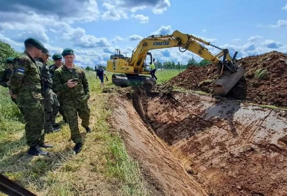 Эстония начала возводить оборонительные сооружения на границе с Россией