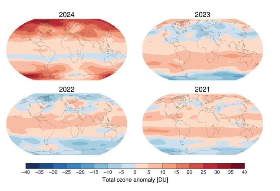 Ozone hole shrinks in 2024 compared to previous years