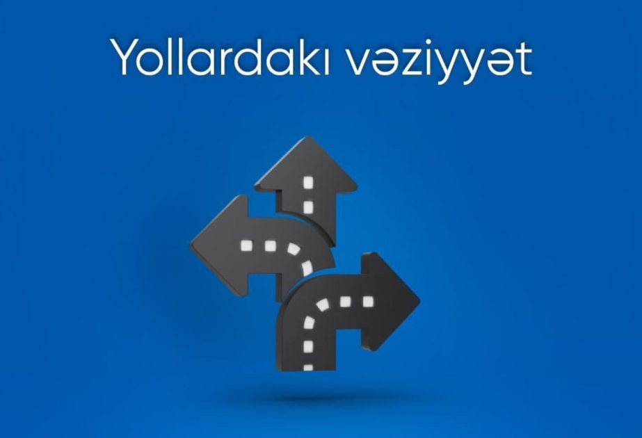 Bakıda bir sıra yollarda nəqliyyatın hərəkətində sıxlıq yaranıb