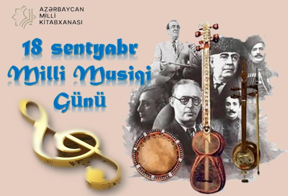 Milli Kitabxanada “18 sentyabr - Milli Musiqi Günü” adlı kitab sərgisi açılıb