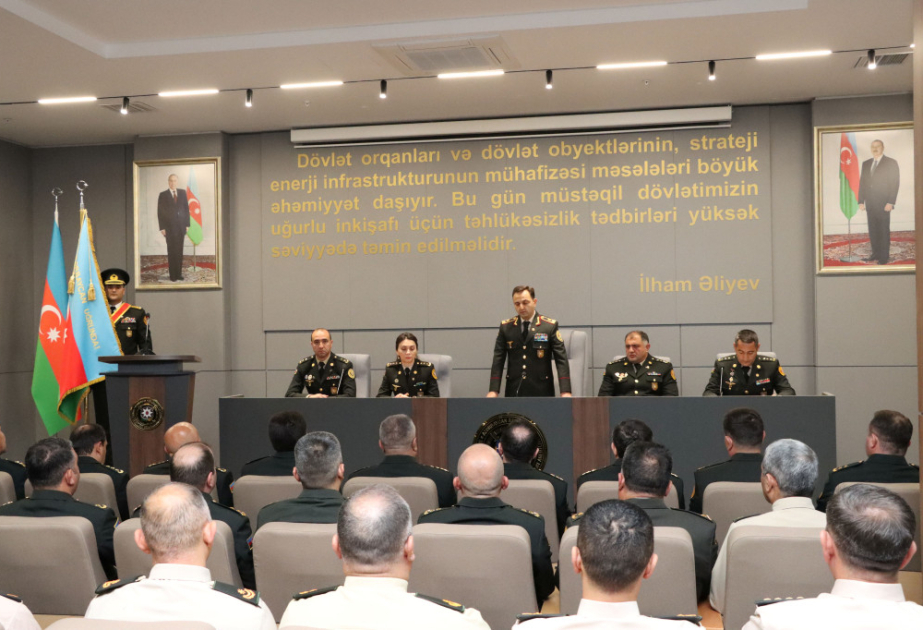 Dövlət Agentliyində Döyüş Bayrağının təqdim olunması ilə bağlı mərasim keçirilib