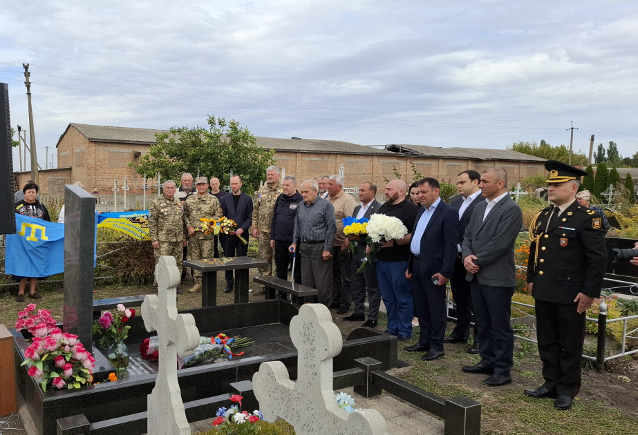 В Полтаве почтили память Олега Бабака, убитого армянами в Губадлы